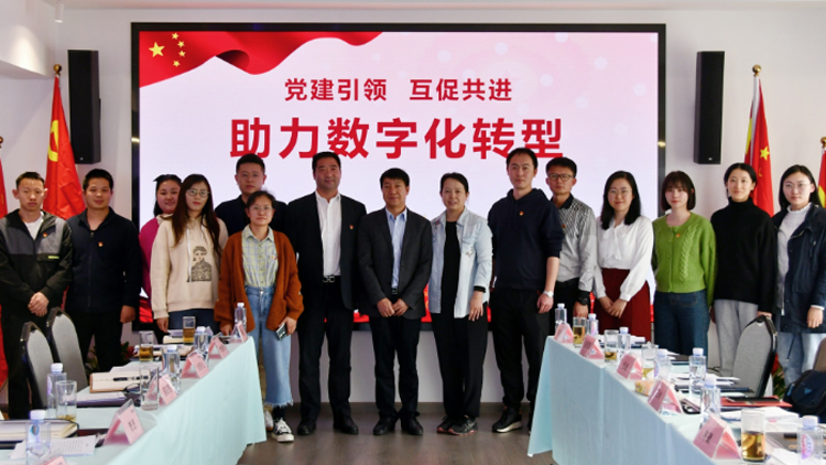 云南省發(fā)展改革委數(shù)字經(jīng)濟協(xié)調處黨支部與昆明聯(lián)誠科技股份有限公司黨支部共同開展“助力數(shù)字化轉型”主題黨日活動