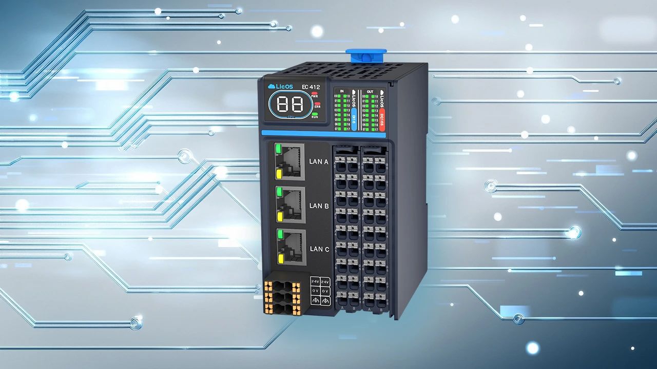 聯(lián)誠EC400大型PLC，支持雙PLC冗余