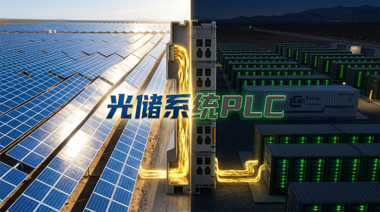 一片烏云飄過，百萬級光儲電站如何做到不跳閘？國產PLC在幕后瘋狂輸出